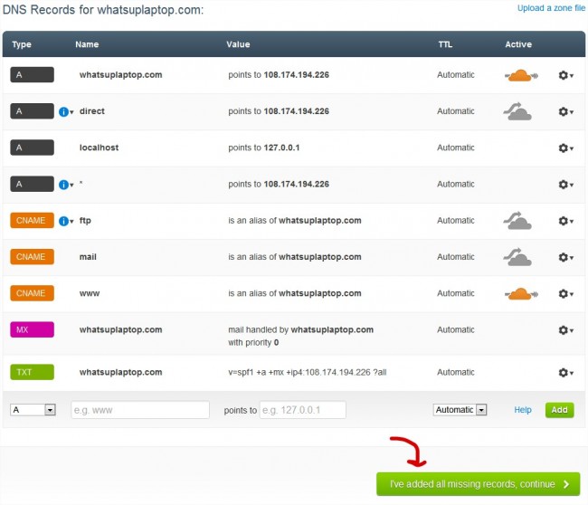 cloudflare dns