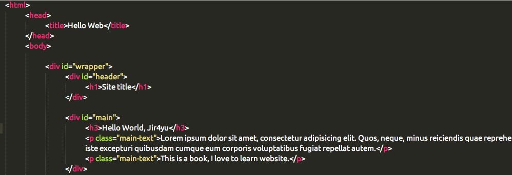 Sublime Text 2 - first_web