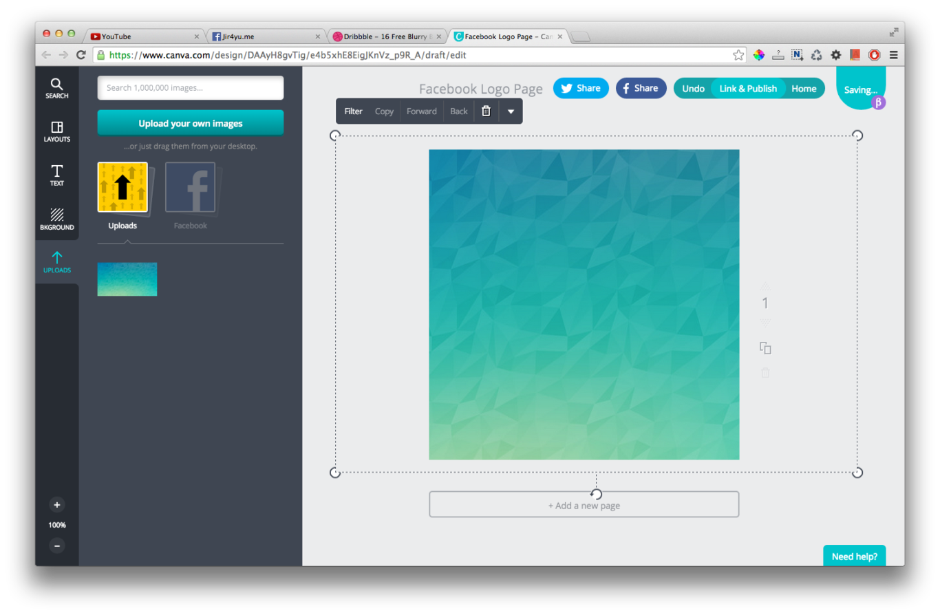 สร้างกราฟฟิคฟรีด้วย canva