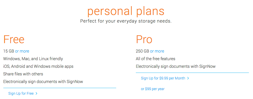 Personal plan - copy.com