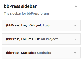 BBPress Sidebar