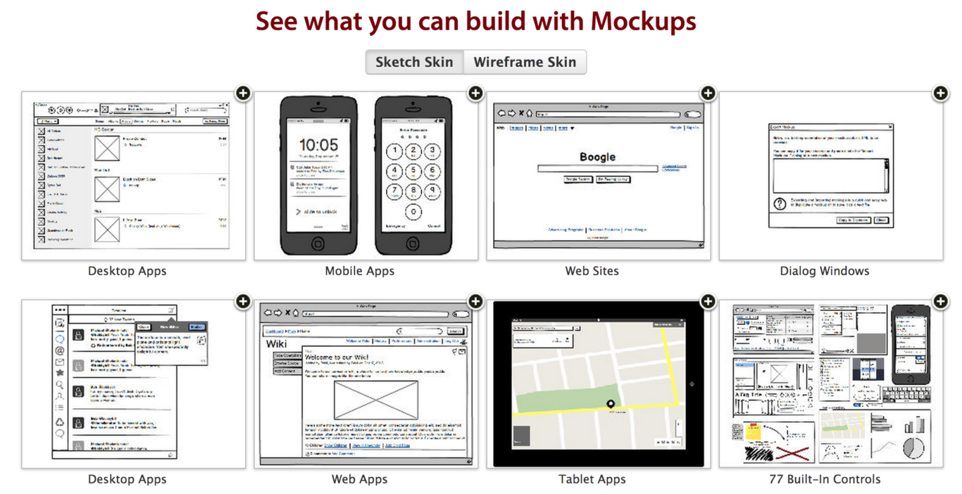 Balsamiq mockups