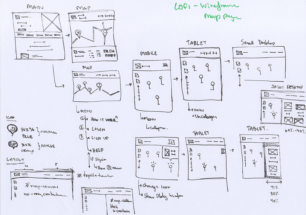 lofi-wireframe - Responsive full-width map