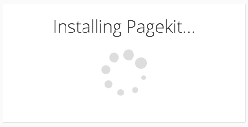 pagekit - installing