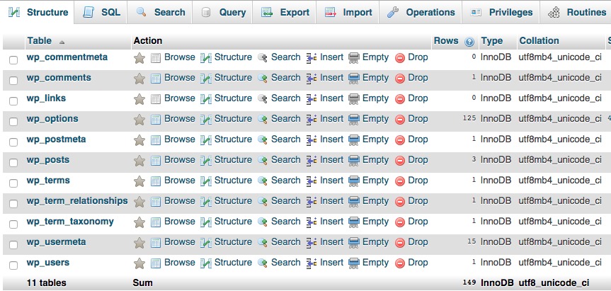 wordpress change database prefix