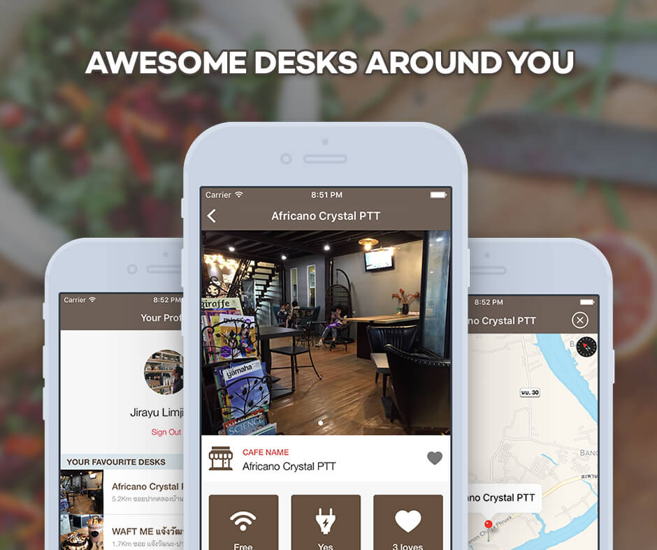 Wood Desk iOS app