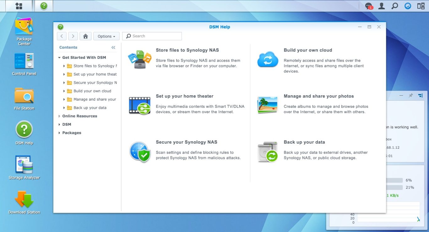 synology interface