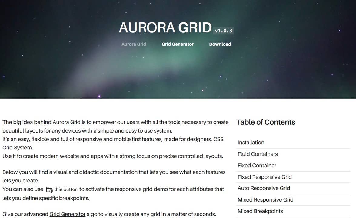 Aurura Grid System