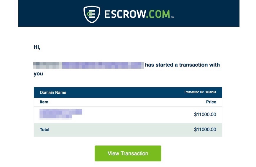 ขายโดเมน escrow.com