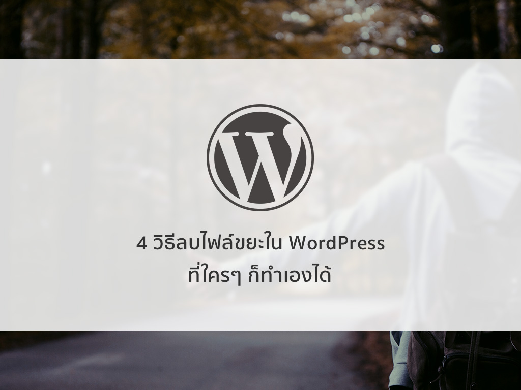 ลบไฟล์ขยะ-wordpress